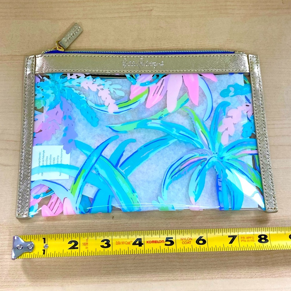 Lilly Pulitzer GWP Clear CATCH ALL Pouch - Picture 5 of 9